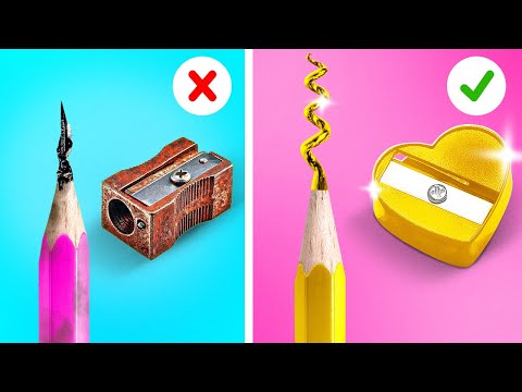 SCHOOL ART AND DRAWING HACKS 💝 Craft Ideas With Paper 📦 Art & Drawing Hacks by 123 GO