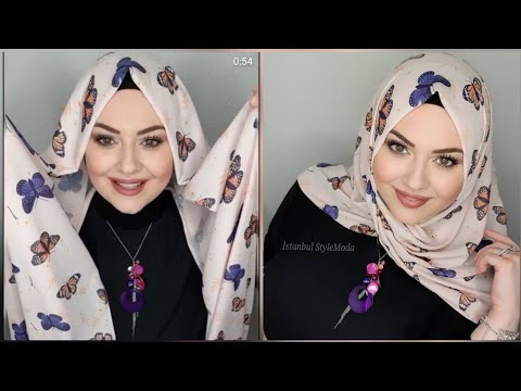 HARİKA Şal Bağlama Modelleri iş & üniversite için
