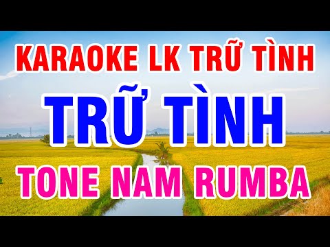 Karaoke Liên Khúc Nhạc Trữ Tình Tone Nam Dễ Hát | Ly Rượu Đắng Cay – Qua Cơn Mê