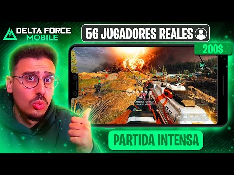 JUNTÉ a 𝟱𝟲 𝗝𝗨𝗚𝗔𝗗𝗢𝗥𝗘𝗦 𝗥𝗘𝗔𝗟𝗘𝗦 para PELEARSE por 200$ en DELTA FORCE MOBILE