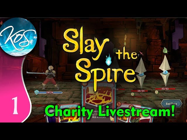 Slay the Spire CHARITY LIVESTREAM! - Super fun Deck Builder Roguelike - Let's Play, Gameplay