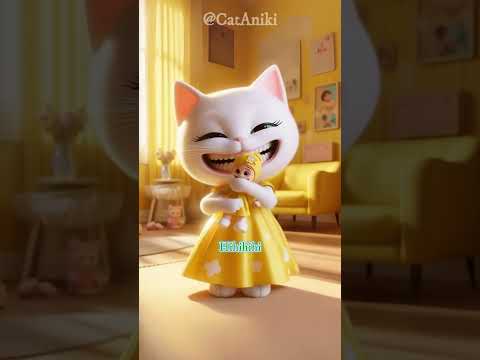 Cute Kitten and the Great Fridge Heist #cat #catlovers #ytshorts