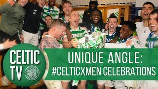 UNIQUE ANGLE: #CelticXMen celebrations ❎🏆