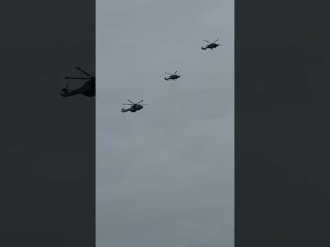 Click to view video Helicopter flyby over the Studland ferry road yesterday afternoon