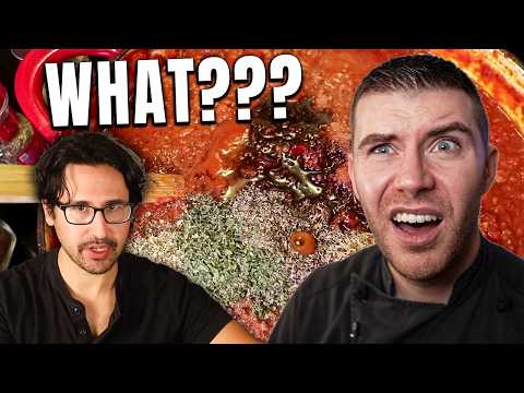 Pro Chef Reacts.. To The WORST Bolognese Sauce? (Adam Ragusea)