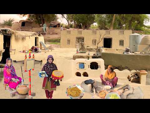 Woman Village Life Pakistan | Desert Women Morning Routine | Rural Culture of Pakistan