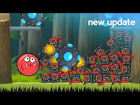 Red Ball 4 Animation | Red Ball Vs 100 Ninja Box In The Jungle Ep 18
