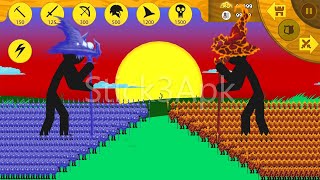 STICK FIGURE TITAN MAGIKILL ICE VS LAVA SECRET MISSION FINAL BOSS | Stick War Legacy Mod | Stick3Apk