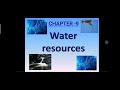 Water Resources and Irrigation in India
