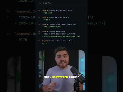JavaScript Took 30 Years To Fix Dates