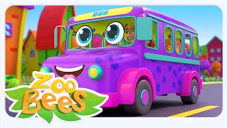 Zoobees Roues Dans le Bus Chanson | Comptines Pour Enfants