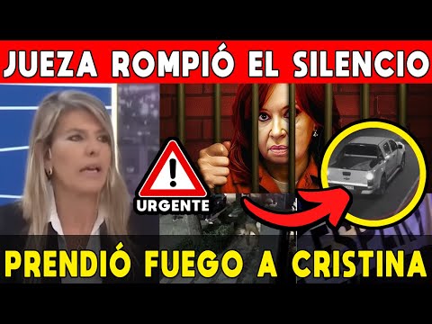 JUEZA ROMPIÓ EL SILENCIO 🚨 PRENDIÓ FUEGO A CRISTINAY DIÓ LAS PEORES NOTICIAS: "CONCURSO DE DELITOS"