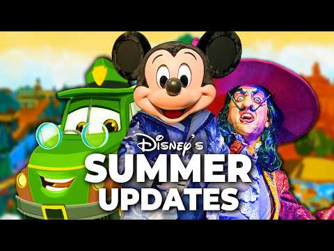 Top 10 NEW Disney Attraction Updates & Changes at Walt Disney World Summer 2025