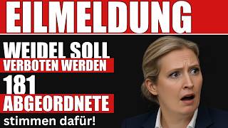 🚨 EILMELDUNG! WEIDEL GESCHOCKT — 181 EU-Abgeordnete wollen AfD-Partei verbieten 🚨