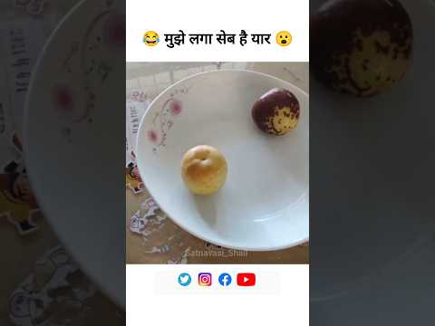 Mujhe Laga Apple 🍎 hai 😂😂 #satnavasi_shail #comedy
