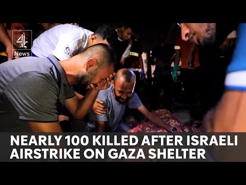 Israeli airstrike on Gaza school kills over 70