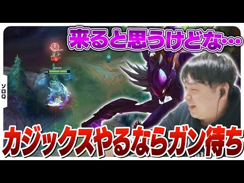 カジックスやるなら敵陣でガン待ちしてアサシンするムーブは必須！ [ソロQ/カジックス/LoL]