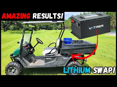 Lithium Golf Cart Battery Swap! Vatrer