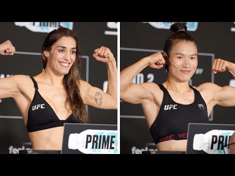 UFC 312 Official Weigh-Ins: Zhang Weili vs Tatiana Suarez