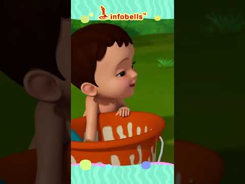 ఆవు మరియు దూడ పాట - Cow Song | Telugu Rhymes for Kids | Infobells #telugurhymes #telugucartoons