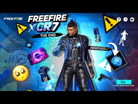 CR7 Chrono All Items Removed💔🥺 | Free Fire x Cr7 The End | Free Fire New Event | Ff New Event Today