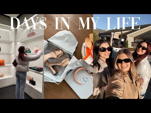 VLOG: fall mall day with katy and danielle! + designer outlet haul (woodbury common) + more!