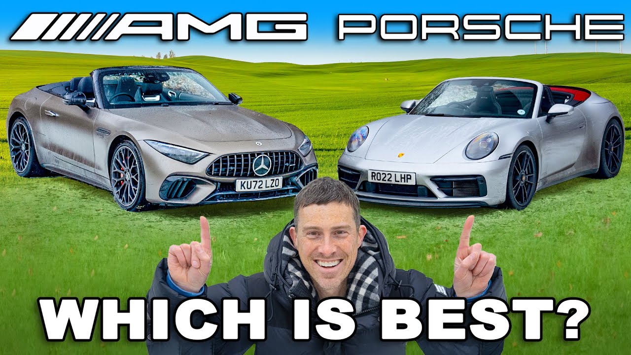 AMG SL55 vs Porsche 911 review!