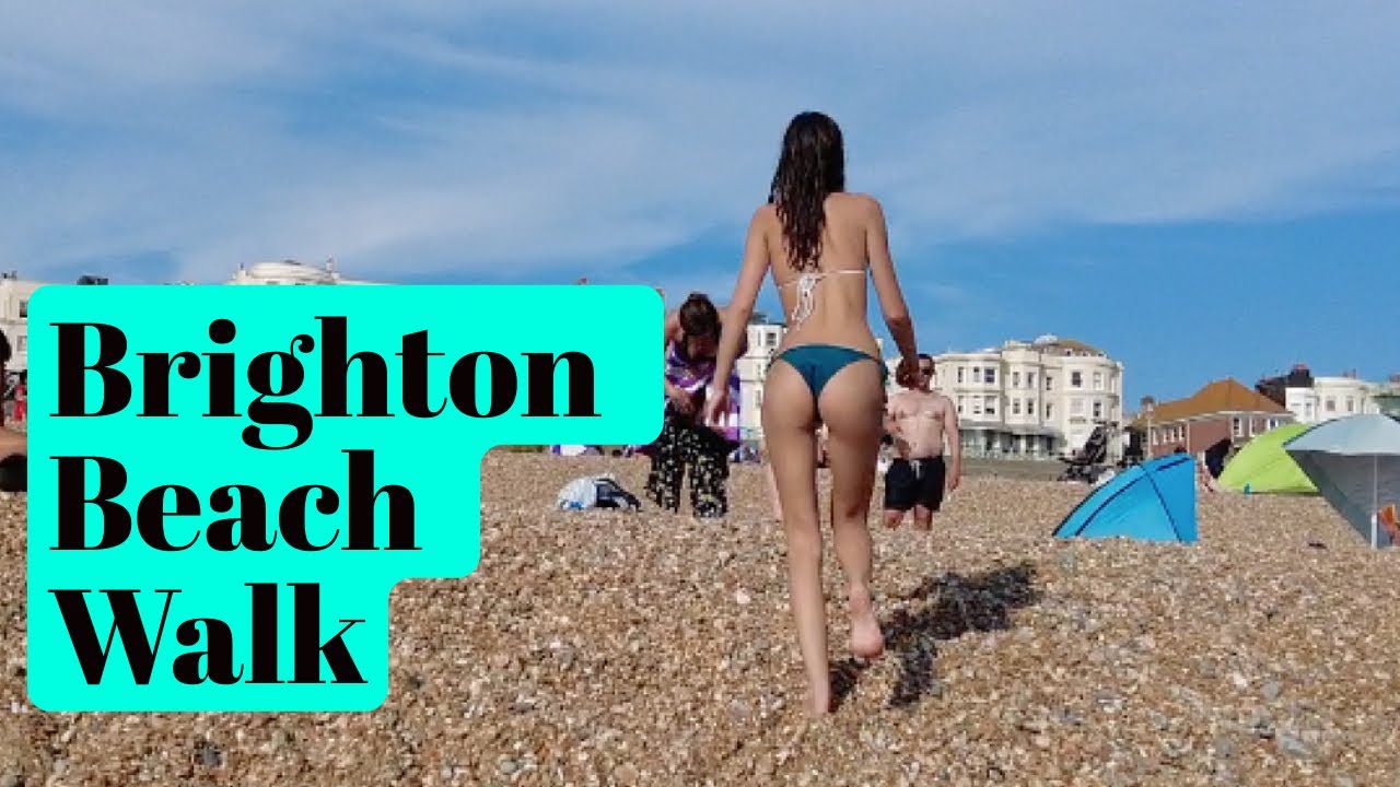 Brighton Beach Walk – Hot Sunny Day