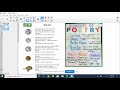Exploring the Elements of Poetry