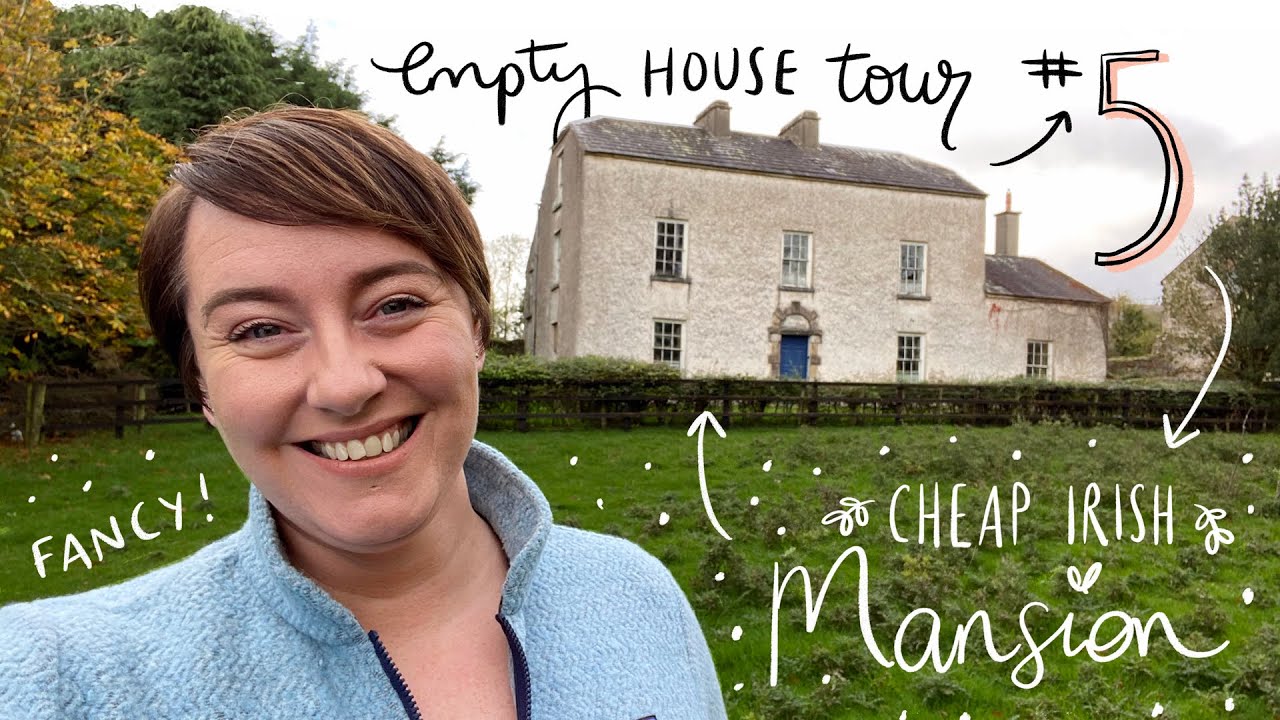 Cheap Irish Mansion – 12 Acres – Huge Outbuildings!