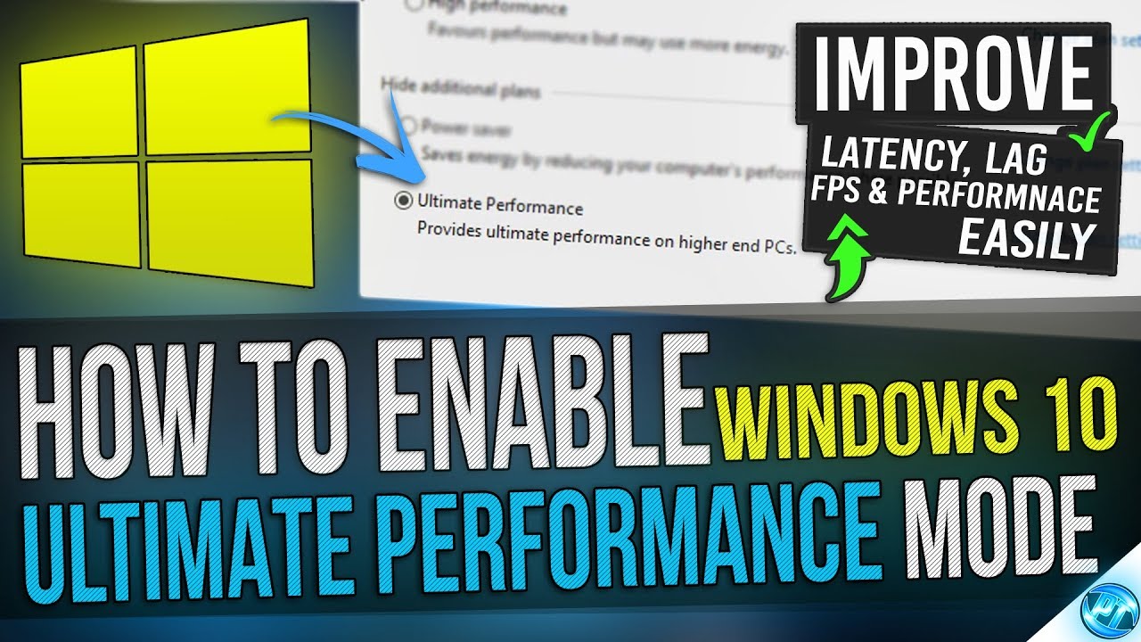 How to Enable Windows 10 ULTIMATE Performance mode Guide - Panjno