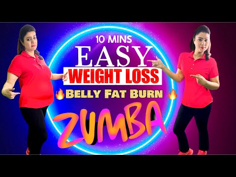 10 Mins Easy Weight loss Zumba Dance Workout For Beginners | Zumba Dance Workout For Weight Loss