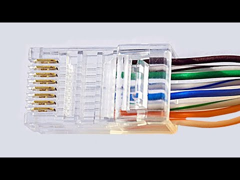 How to connect Ethernet connectors THE EASY WAY! (RJ45 Cat5e/Cat6 loop-through connectors)