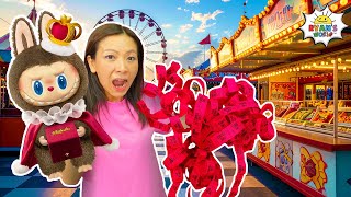 CARNIVAL GAMES WHO can win GIANT LABUBU?