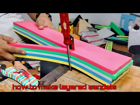 How to make layered sandals