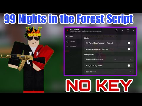 99 Nights in the Forest Script 🔦 | Killaura, Speed, Fly, Auto Quests, Auto Wood and Scraps | NO KEY