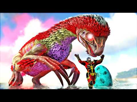 Capturei O Ovo de Dinossuro + PODEROSO e Enfrentei o Colossal Dragão Prateado! ARK SUPER MODS