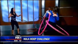 Greg Kelly Hits Rosanna Scotto in the Face with a Hula Hoop on "Good Day New York"