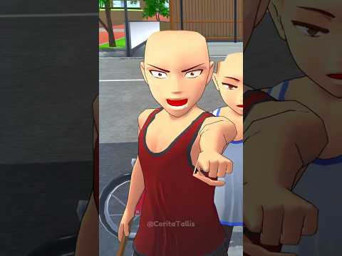Ketika Si Botak Mencoba Jadi Penjahat #sakuraschoolsimulator