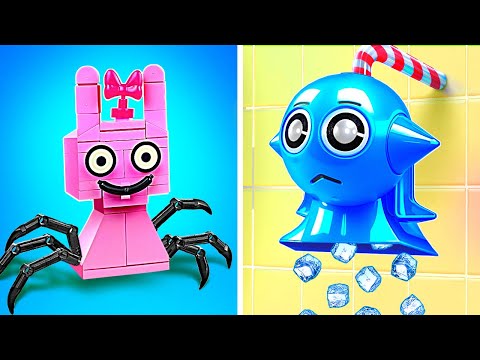 Spider Pinki? Mind Blowing Sprunki LEGO *Sprunki In Paper Game Of Clue*