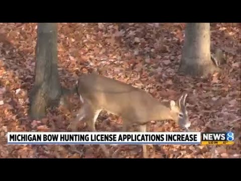YouTube video thumbnail: Michigan Bow Hunting License Applications Increase