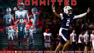 OHIO STATE LANDS THEIR QB FOR CLASS OF 2028! Christopher Vargas commits to Ohio State!
