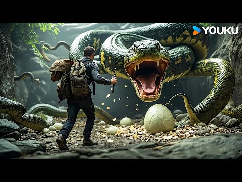 The man who was seeking death was targeted by a snake! | Snake Island Python | YOUKU MONSTER MOVIE