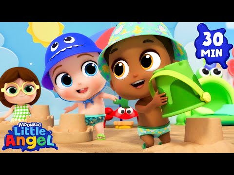 Sea, Sun, and Songs! ☀️🌊 The Ultimate Summer Beach Mix - Little Angel Nursery Rhymes