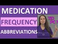 Understanding Frequency Abbreviations in Nursing