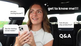 Q&A | answering your questions￼… 💕