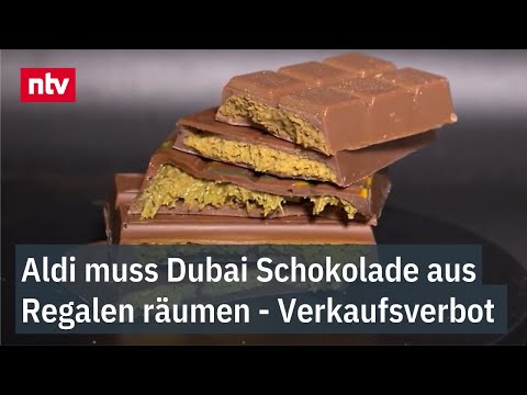 Aldi muss Dubai Schokolade aus Regalen räumen - Verkaufsverbot nach Gerichtsurteil | ntv