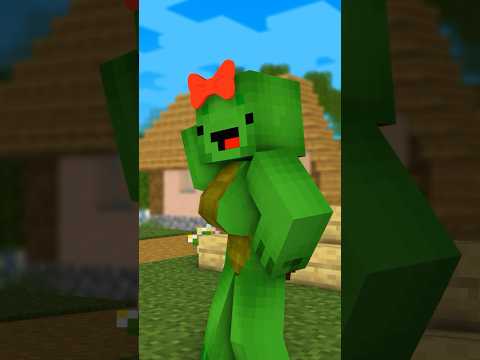 🤣Mikey became a girl??🤣【Minecraft Maizen Animation Mikey and JJ】#shorts
