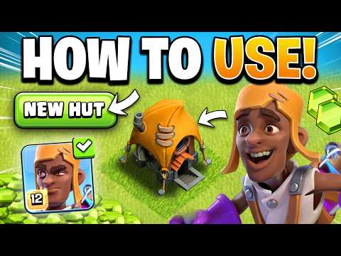 How to Use NEW Helper Hut in Clash of Clans - New Lab Assistant Explained in Coc