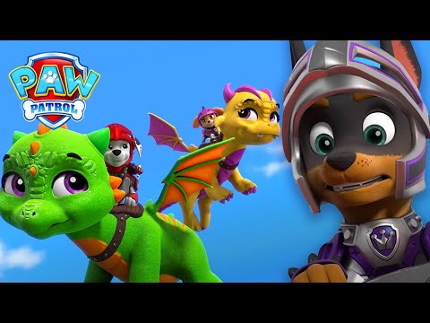 As crias recebem ajuda de dragões bebés! - Patrulha Pata PAW Patrol Episódio Português